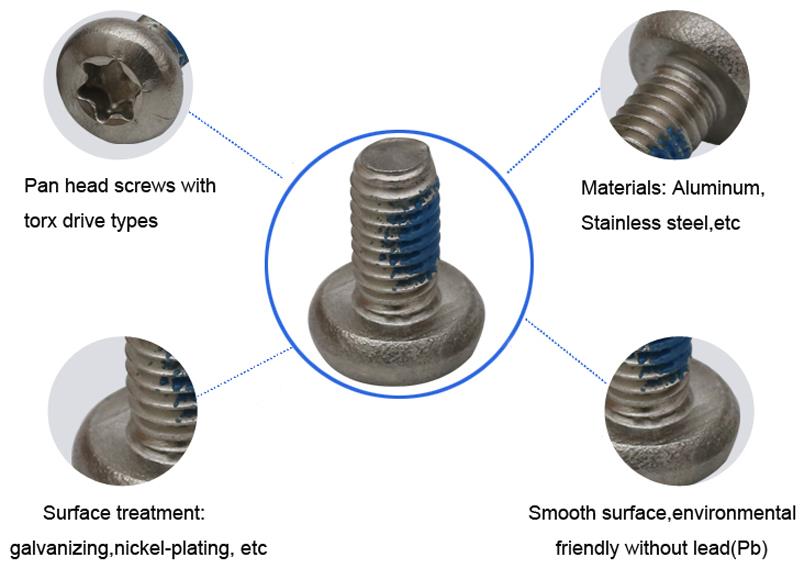 M4 Security Screws Anodized Torx Screw Factory
