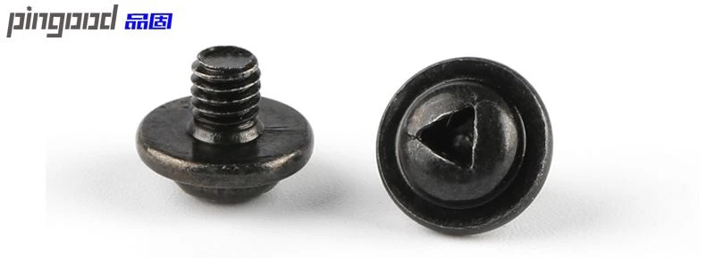 m2 m2.5 m3 security screws black zinc plated triangle machine screw m2 m2.5 m3 security screws black zinc plated triangle machine screw