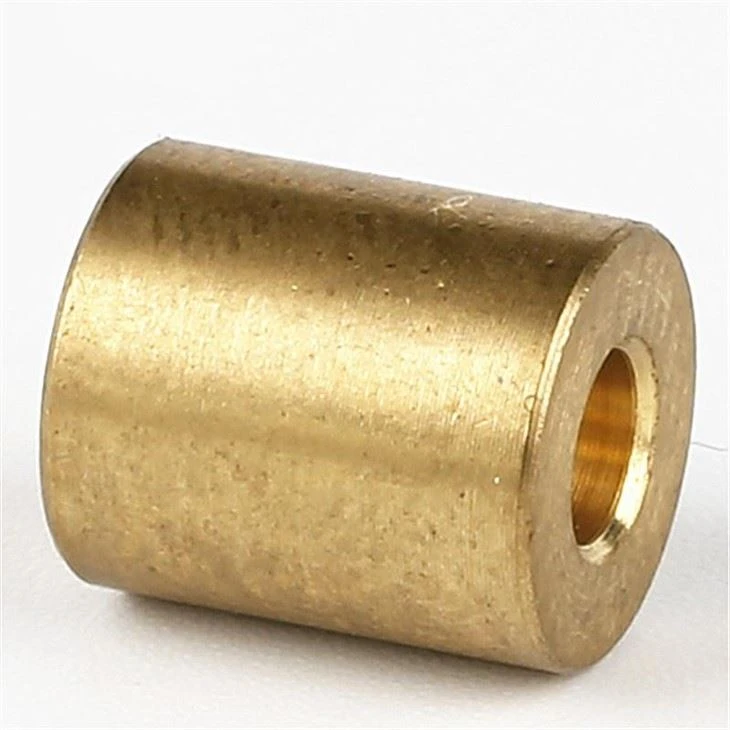 Buje de manguito CNC amarillo para máquina de latón