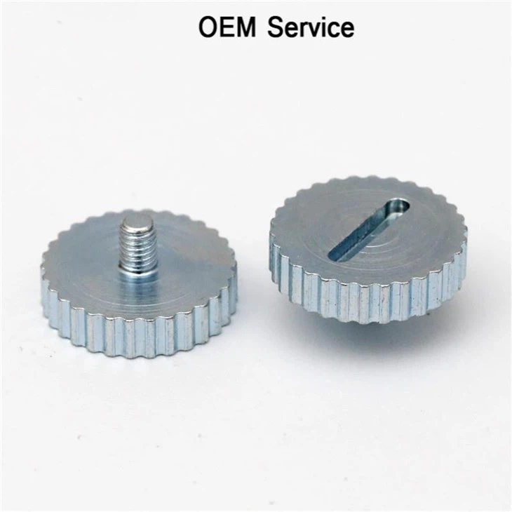 Knurled Thumb Screw With Collar