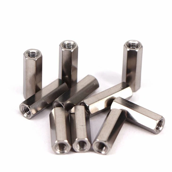 Tuerca larga hexagonal de acero inoxidable 304
