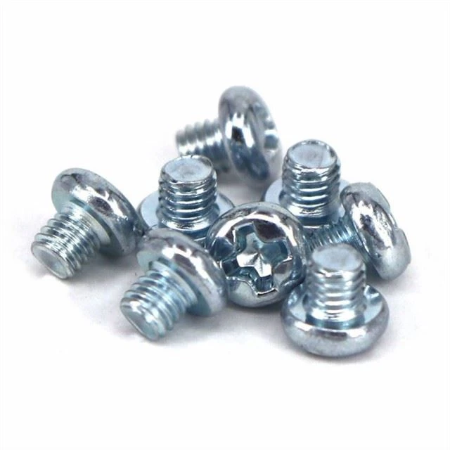 Tornillos pequeños para máquina de cabeza plana phillips de precisión