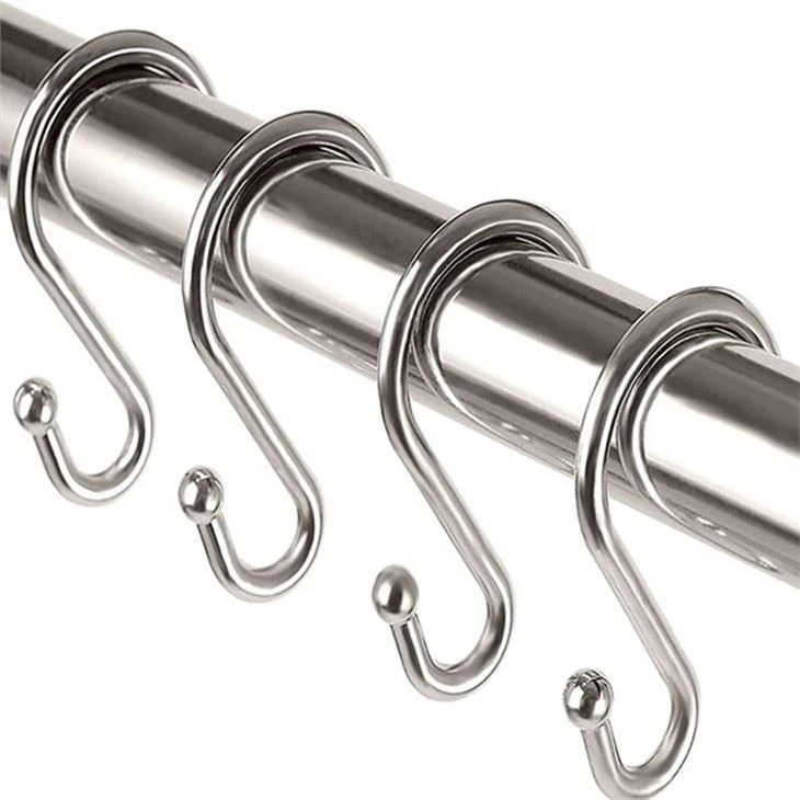 Gancho multifuncional en forma de S de acero inoxidable